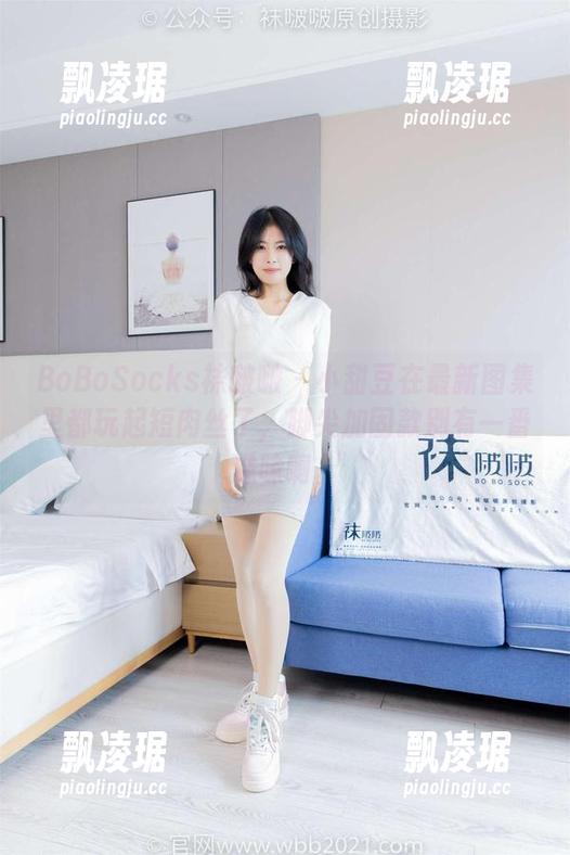 BoBoSocks袜啵啵 - 小甜豆在最新图集里都玩起短肉丝了，脚尖加固款别有一番滋味啊。